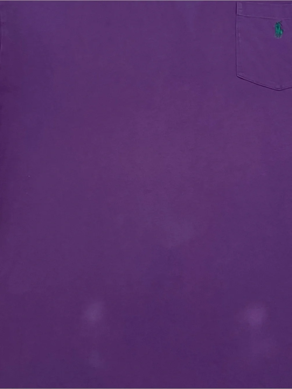 Polo Ralph Lauren Men’s Purple Pocket Tee LT Large Tall Green Pony